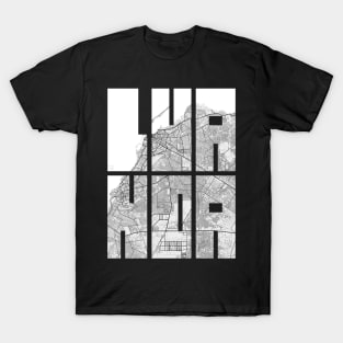 Luanda, Angola City Map Typography - Light T-Shirt